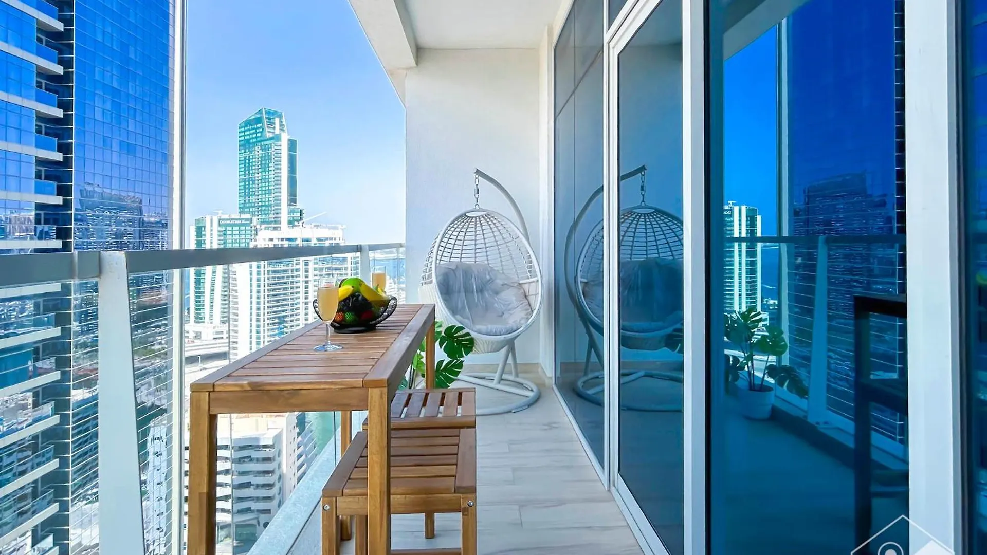 Apartment Balcony Bliss Cozy Studio With Marina Views Dubai United Arab Emirates