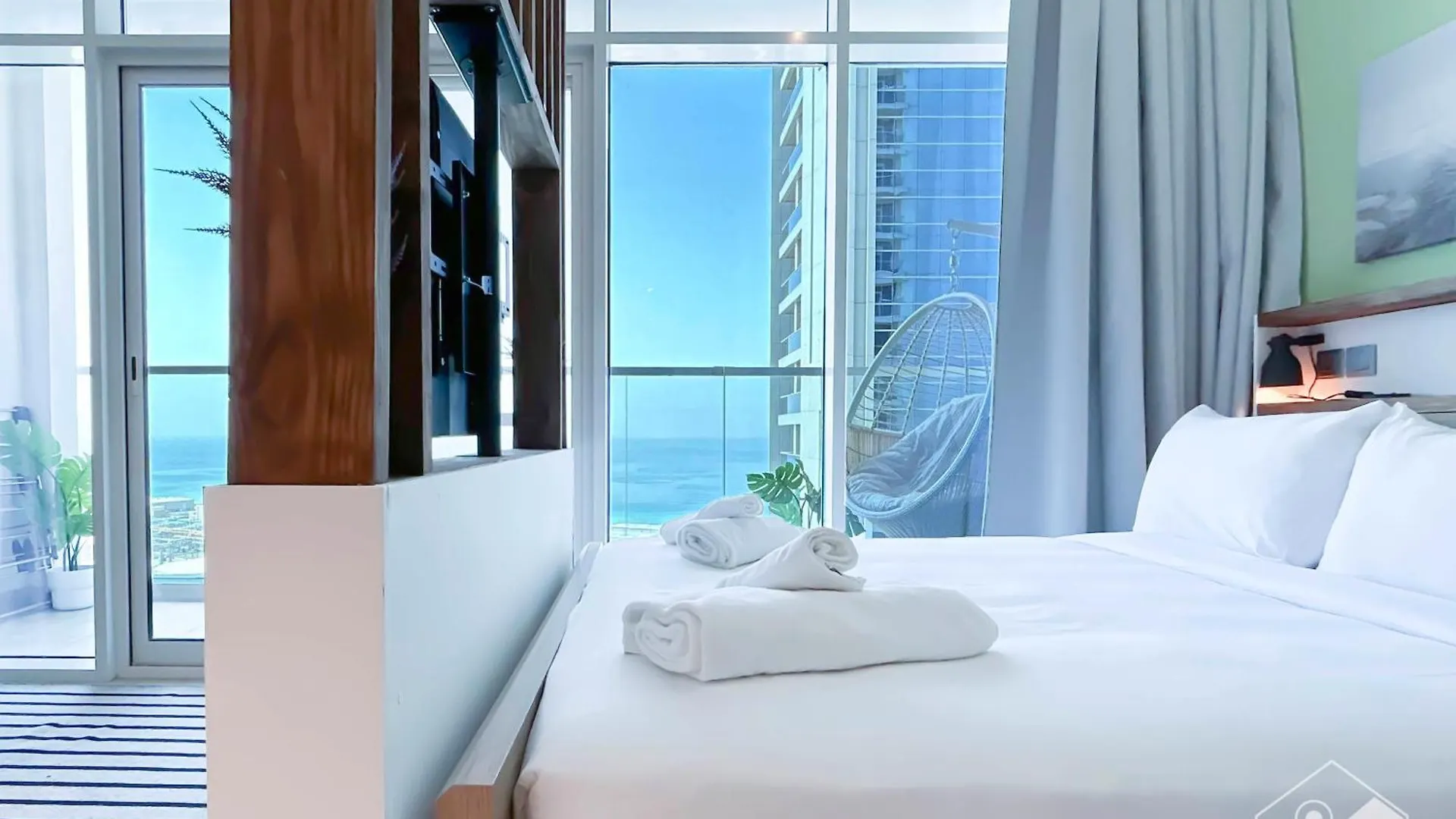 Apartmán Balcony Bliss Cozy Studio With Marina Views Dubaj